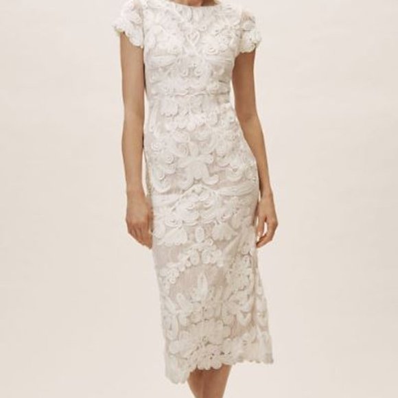 Anthropologiefor BHLDN Dresses & Skirts - BHLDN Timelessly Chic Ivory Sheath Dress